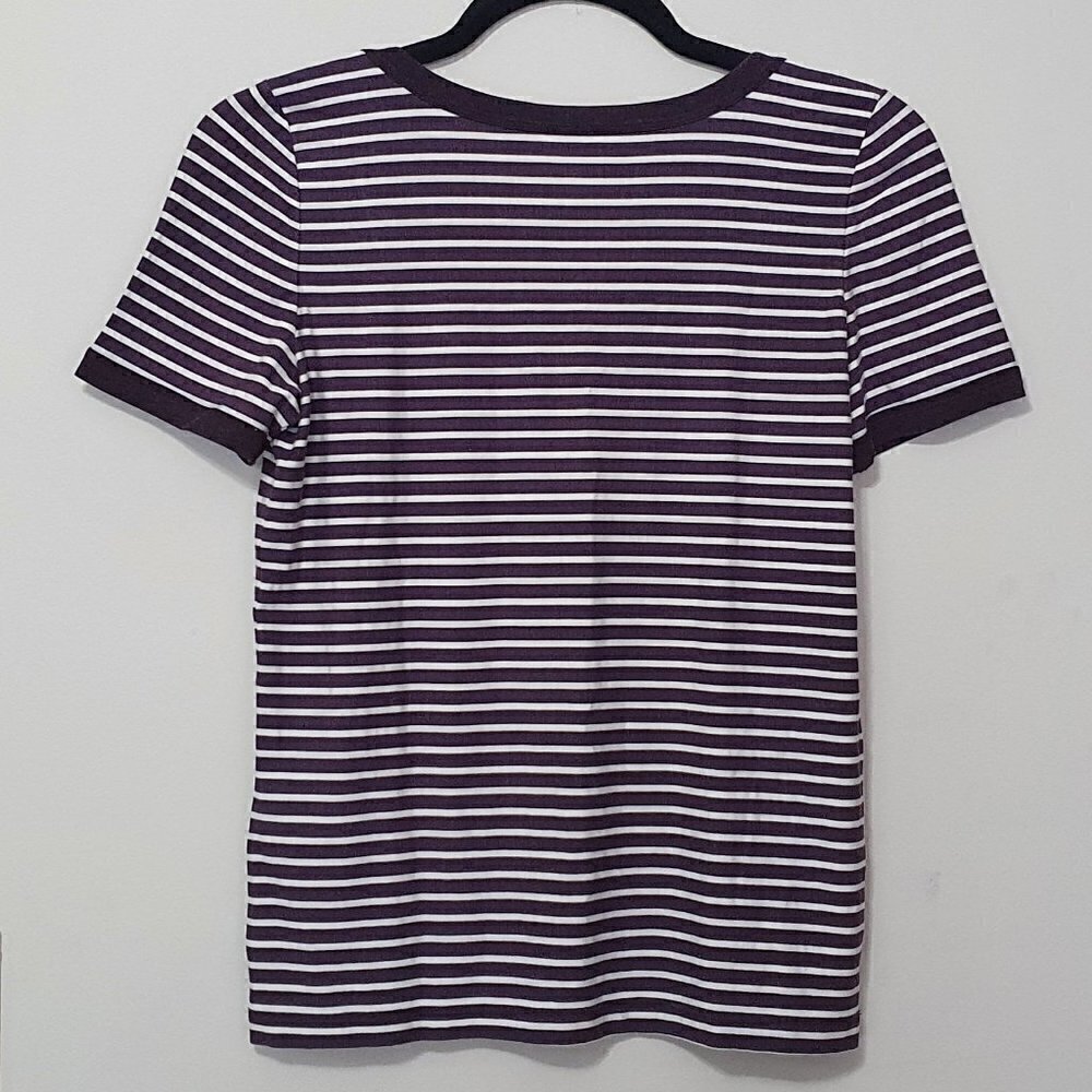 Armani Collezione Basic Striped Tee - image 8